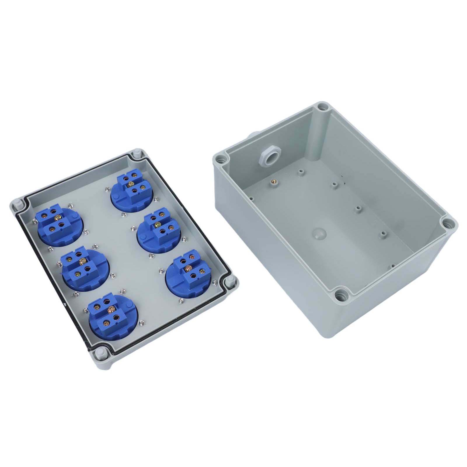Outdoor Power Distributors - Su Geçirmez Duvar Güç Dağıtıcısı 6x230V