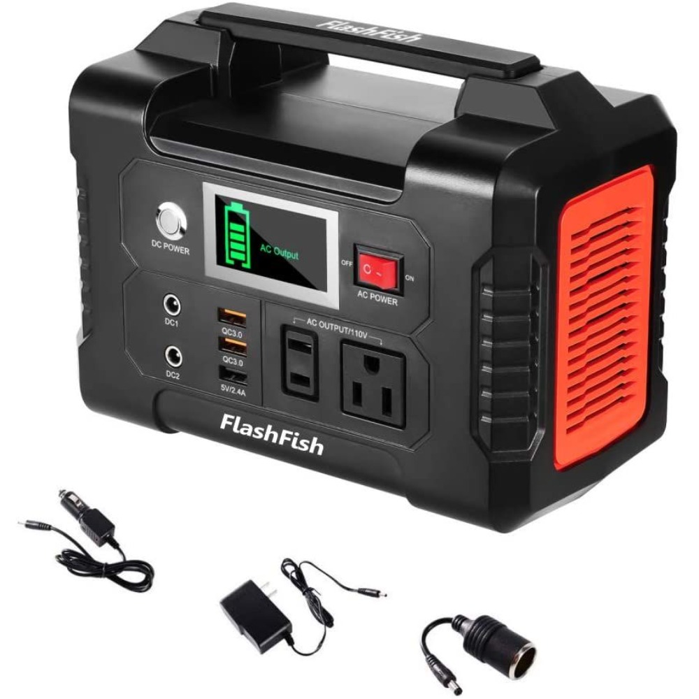 Outdoor Usb Power Outlet - 200W Taşınabilir Güç İstasyonu, FlashFish 40800mAh