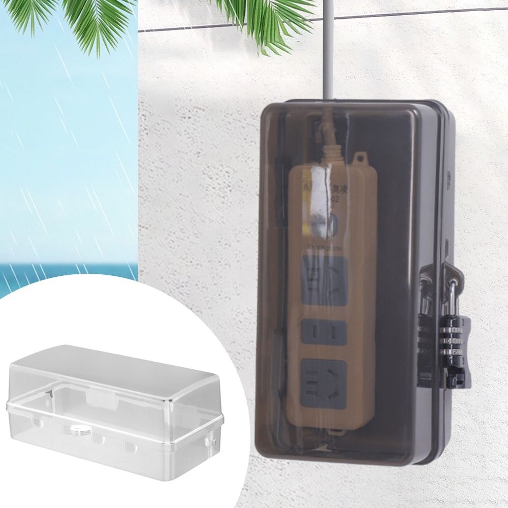 Outdoor Power Outlet Weatherproof - Taşınabilir Plastik Fiş Kutusu Anti-hırsızlık Su