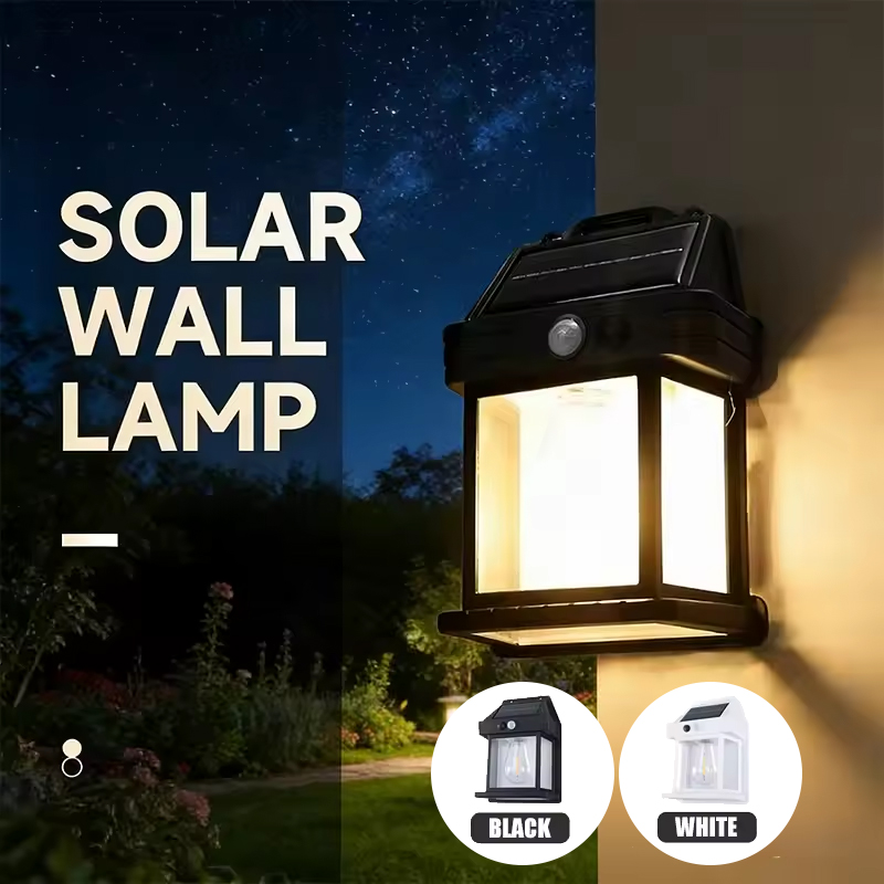 Outdoor Power Outlet Weatherproof - Dış Mekan Güneş Enerjili Duvar Lambası