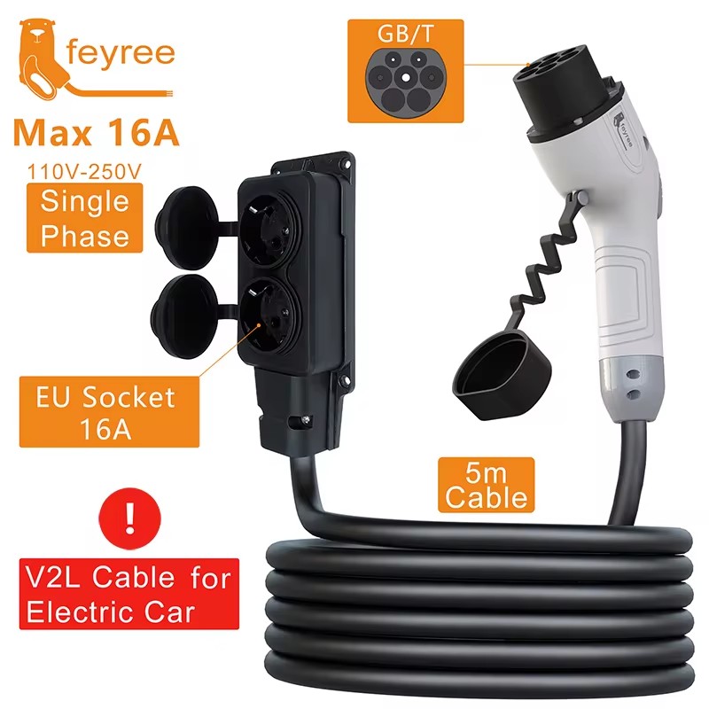 Outdoor Power Socket - Feyree V2L Kablo Deşarj Fişi EV