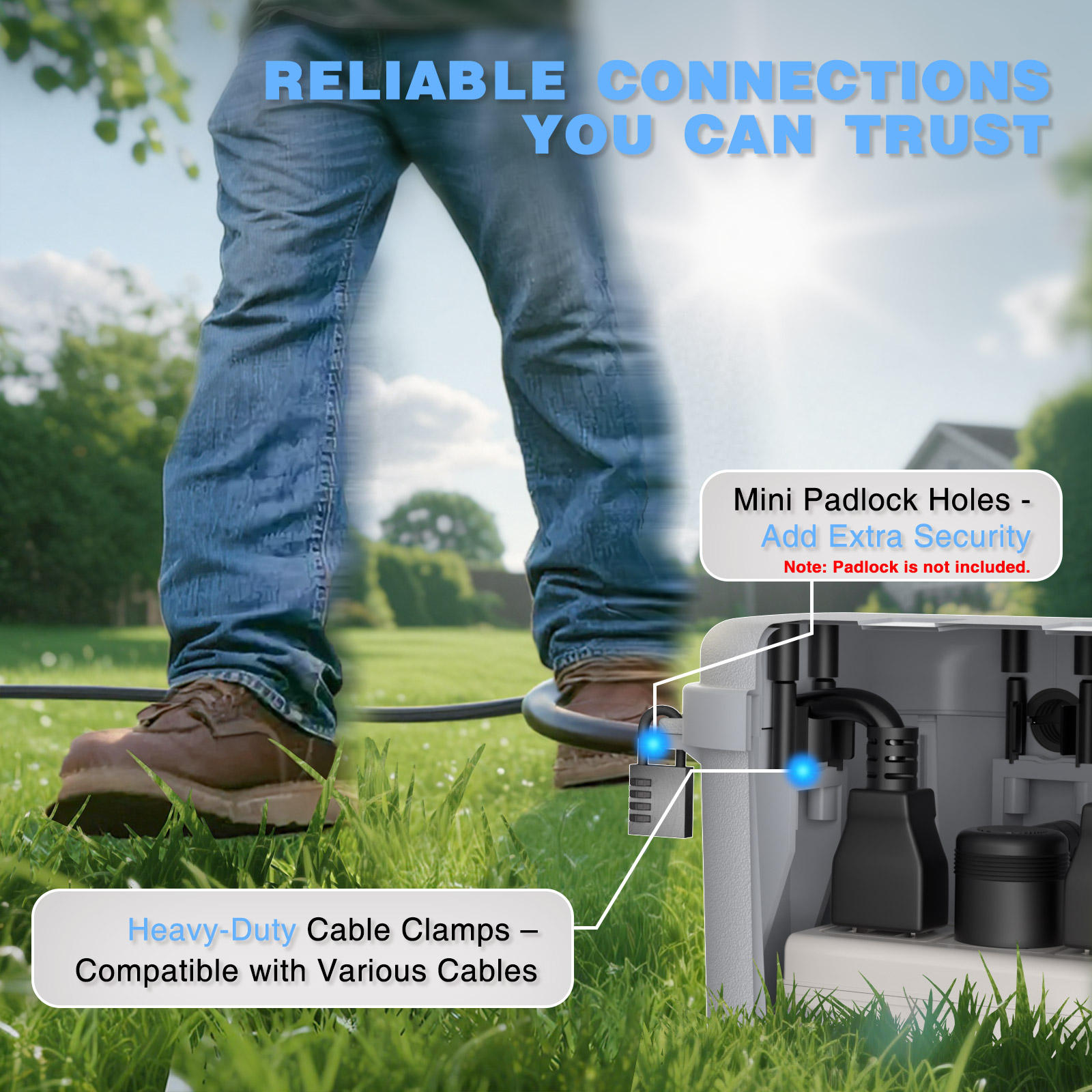 Hava koşullarına dayanıklı dış - Outdoor Power Strip With Cover incelemesi ve fiyatı