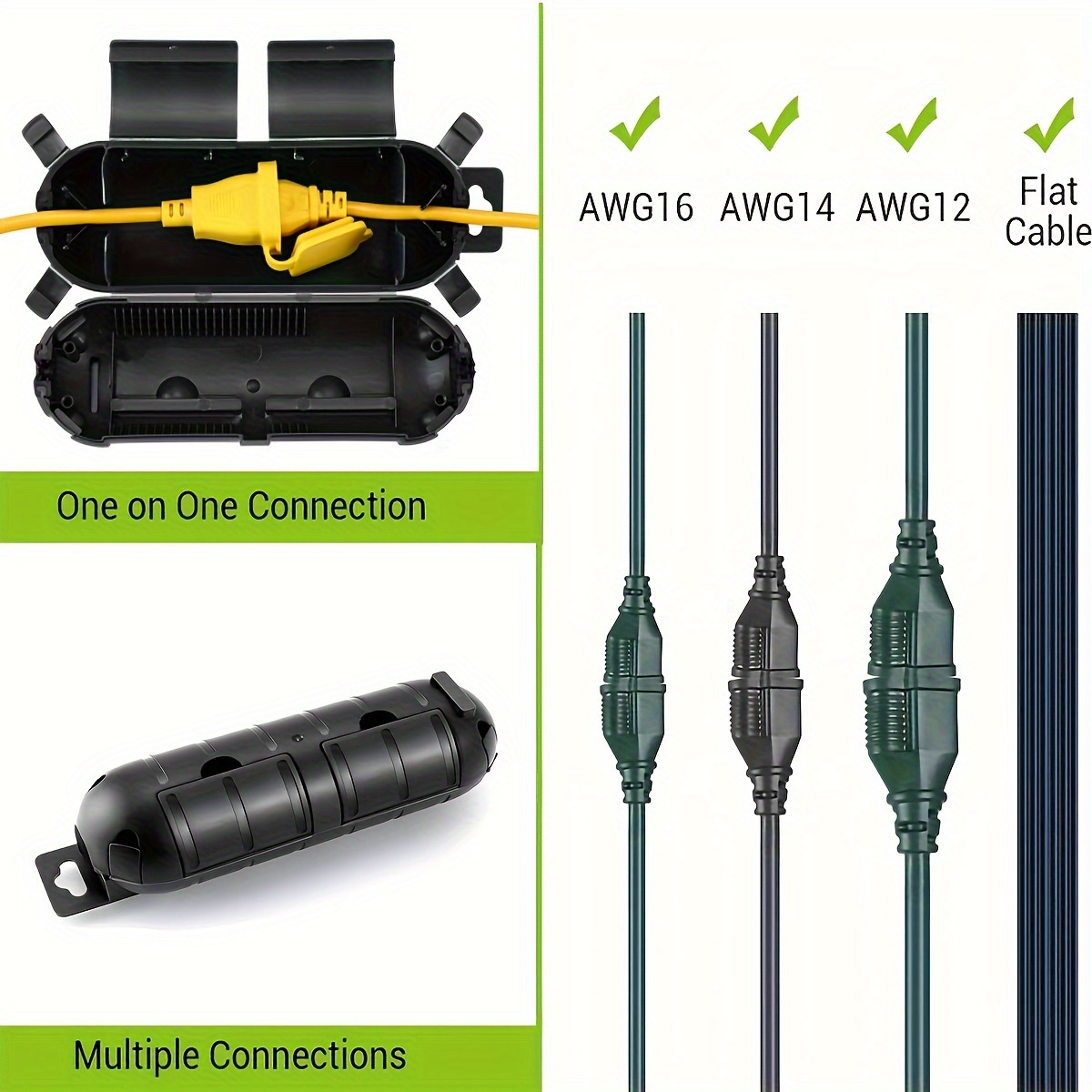 Uzatma Kablosu Fiş Bağlantısı  - Outdoor Power Extension incelemesi ve fiyatı