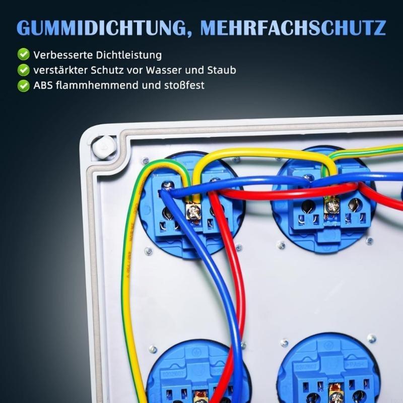 220 V 10A Duvar Soket Güç Dağı - Outdoor Power Distributors incelemesi ve fiyatı