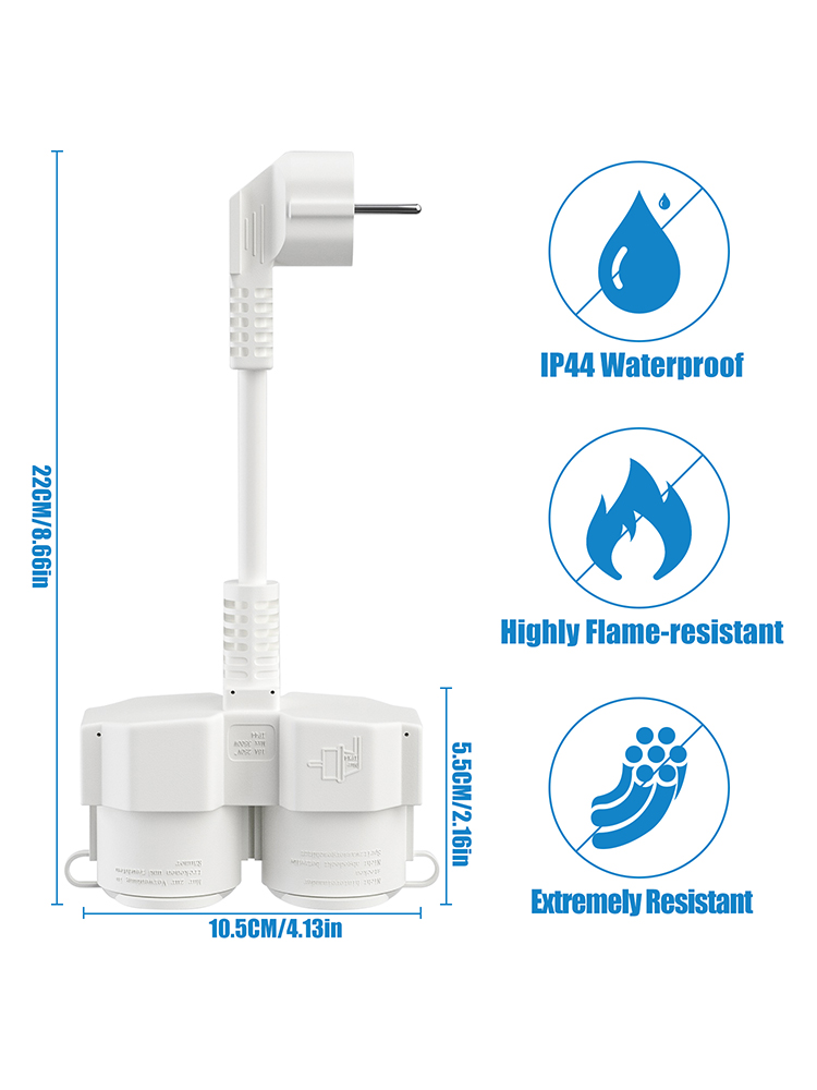 2 Schuko Prizli AB Uzatma Kabl - Outdoor Power Extension incelemesi ve fiyatı