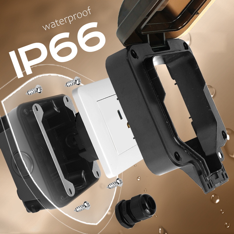 Avoir IP66 Duvar Su Geçirmez S - Outdoor Power Outlet Weatherproof incelemesi ve fiyatı