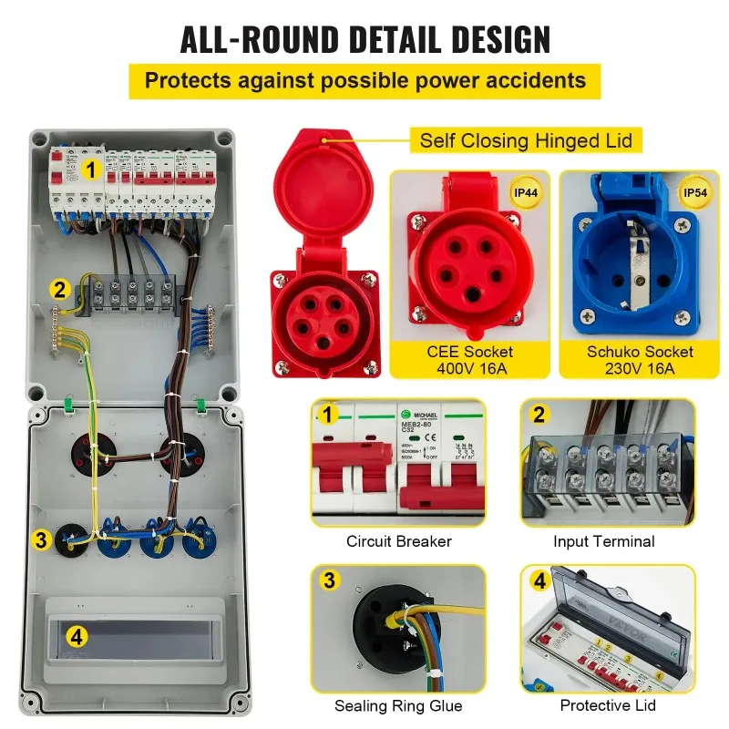 Prizler 1x Adaptör Prizi, Dağı - Outdoor Power Distributors incelemesi ve fiyatı