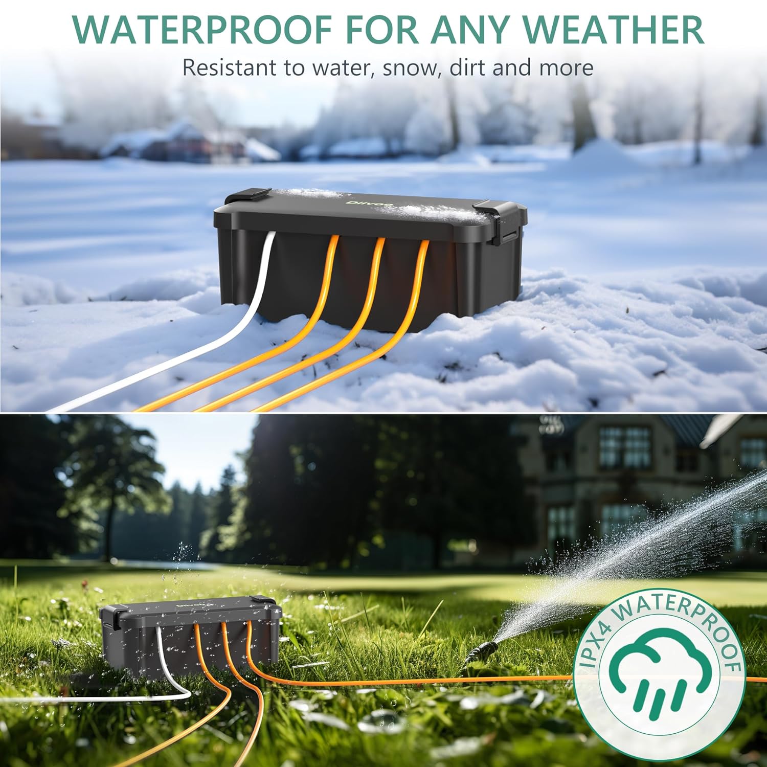 Diivoo Açık Su Geçirmez Elektr - Outdoor Power Socket incelemesi ve fiyatı