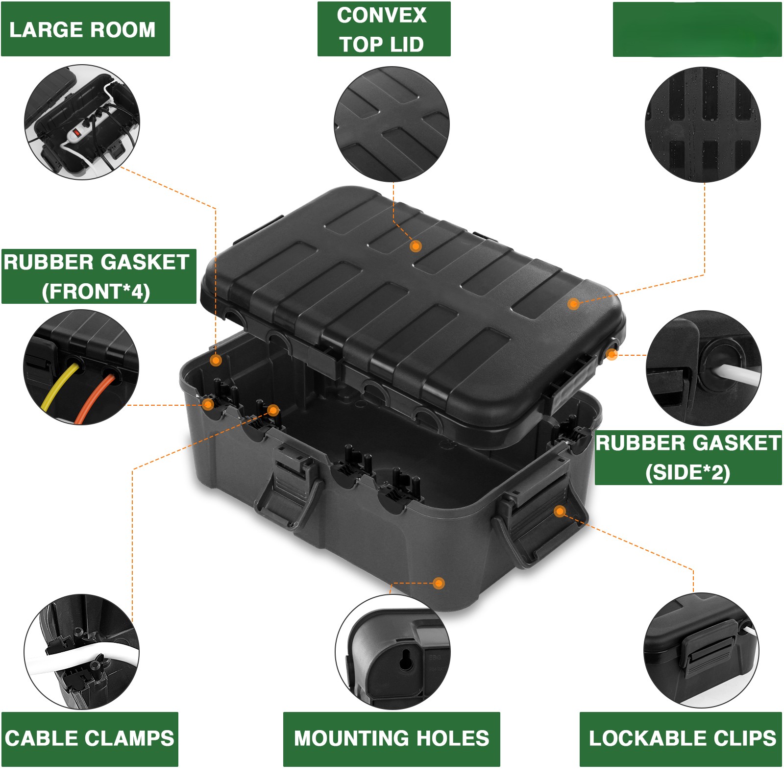 Büyük Dış Mekan Elektrik Kutus - Outdoor Power Strip With Cover incelemesi ve fiyatı
