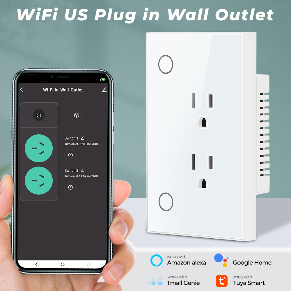 16A Tuya Wifi soket abd tak çı - Outdoor Power Socket incelemesi ve fiyatı