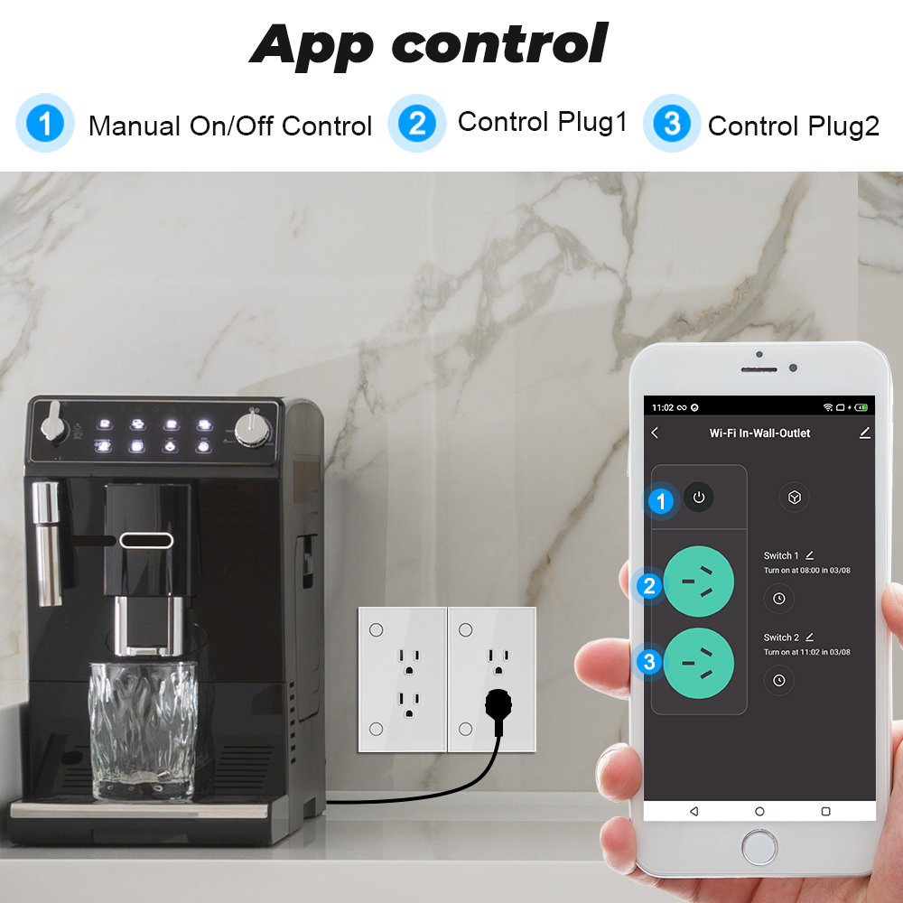 16A Tuya Wifi soket abd tak çı - Outdoor Power Socket incelemesi ve fiyatı