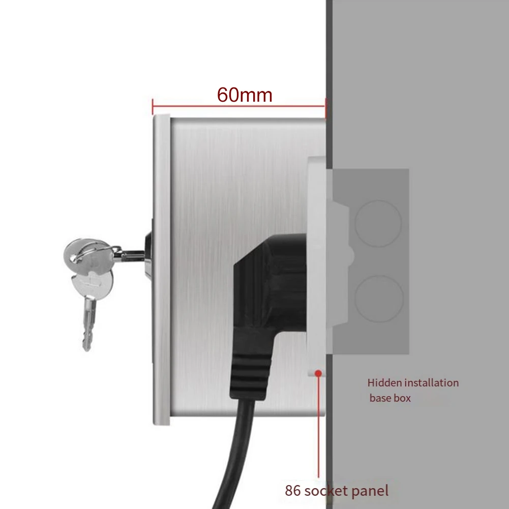 Su Geçirmez Paslanmaz Çelik El - Outdoor Power Socket incelemesi ve fiyatı